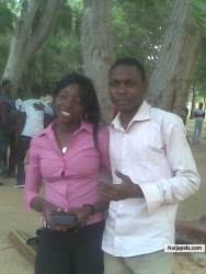 with a course mate,Abigail