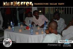 ONEAL AND FRIEND AT A FRIEND'S SALLAH PARTY