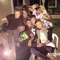B.T.F Entertainment Crew 9ja DJ Lukas, Ak blast, Davis Brilliant, Law B, Texat, Brown, Sammy young