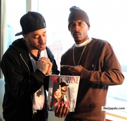 Me and my dude the legendary Rakim at our Video shoot in NYC