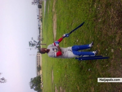 Kiwix playing cricket for the first time