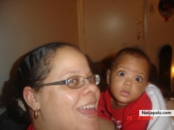 my daughter with one of the twins
