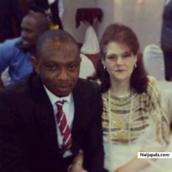 My husband & I @ friends wedding.