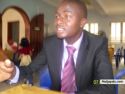 in a meeting