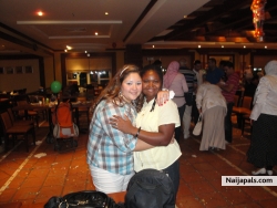 my friend yesmine on her son's birthday party