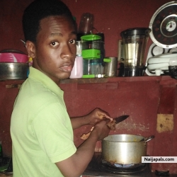 comes in to celebrate with me and ofcourse doing the cooking