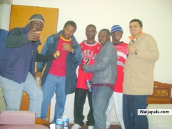 a friend's graduation party, the african way