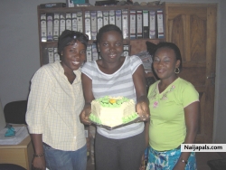 On my Birthday with Colleagues and friends