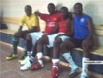 @ the club house with madu yemi and wasiu all pals