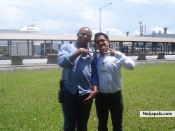 Ma friend and collegue chillin