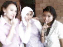 after project presentation at college
