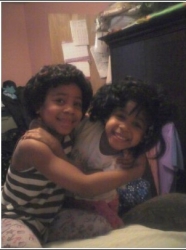my nieces ezra and zoe