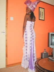 me goin for a weddin last year!