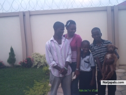 ME my kid sister and bros and my dog