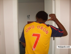 It means ''ORON MAN''