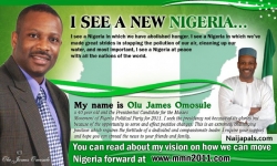 Omosule For President of Nigeria 2011 Flyer