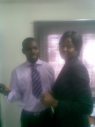 My colleagues (Niyi & Debola)