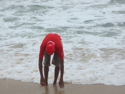 Praying.........lol