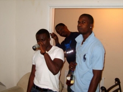 46 stop it man...dem wan snap us foto...chillin at the crip as usual.