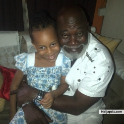 @Blackboybb uncle jiba dabor and my younger sis at a movie location here in lagos.