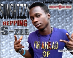 Sunshizzy spitting some bars in the studio