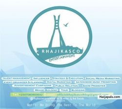 RHAJI KASCO GROUP 🖤   RHAJI KASCO ENTERTAINMENT -  We Promote on all blogs,Radio Stations,Callertunes,Club tour,Mixtapes,Marketing & Advertise Online/OnAir,Trender/Hyper,Music Stores, Sponsored Ad,Dj Services etc 💯🇳🇬  We also into Show Promoter,Event Organiser, Artiste Booking, Artist MGT, Event&Music Promotion, All Round Entertainment Consultant, Show Organizer, Fashion, PR etc..  @rhajikascoent Twitter & Instagram.   RHAJI KASCO WEARS - is also available for booking at very affordable rate.....IG @rhajikasco_wears   RHAJI KASCO TRANSPORT - Call us for your car hire, dealer connection, For any brand new vehicle at very affordable rate..... Register with Road Transport Employers Association Of Nigerian.......Up Road  🙏  Just step into RHAJI KASCO today asap 🤟🤟   Call Or WhatsApp 07060800642   We Bring The Best To World 🦅🗣💙