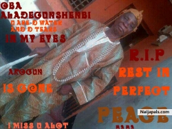 Tribute To Oba Aladegunshenbi by Cularankin