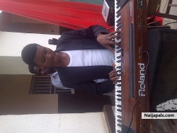 on an old piano.