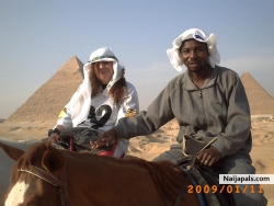 me and my husband in egypt
