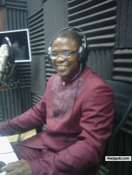 At Radio Continental 102.3fm Studio representing