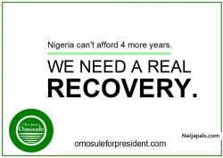 We Need A Real Recovery.