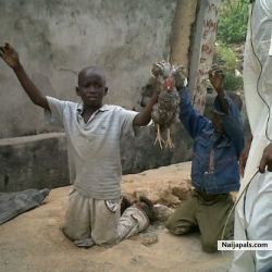 caught in d act
