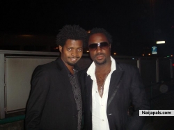 Nigerian Comedian Basket mouth n my cousin Kola at Vienna Austria