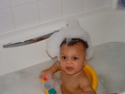 Someone Loves His Bath...