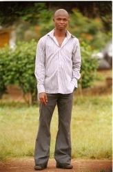 me standing like a soldier