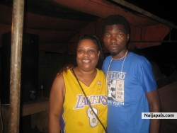 Me and Tunji my finacee