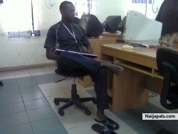 Prof toshiba in his office