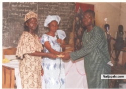 RECIEVING AN AWARD