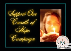 Support Our Candle of Hope Campaign so Mary can have candles for Our christmas and Newyear feest! 