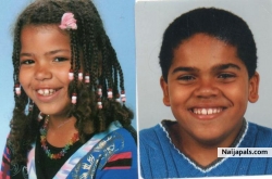 LATISHA TOLA AND KENLEY UCHE, 9 AND 10 YRS.