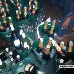 having fun at Page club in Ikeja, Lagos state