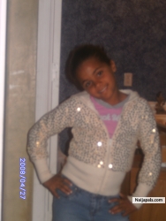 ~my lil sis at home just havin fun~