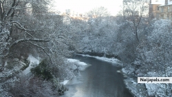 A River is frozen up