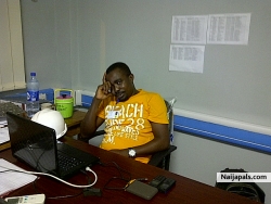 At work