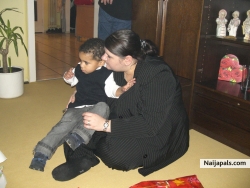 mother and son how sweet is it lol