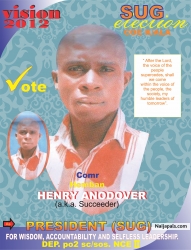 VISION 2012 OUR SUG PRESIDENT COE K/ALA SUPPORT ALL! VOTE AL