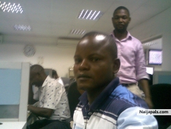 In my office