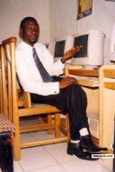 At work