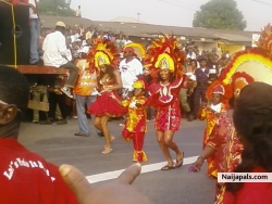 Rita Dominic with Aki & Pawpaw @ Calabar carnival 2008