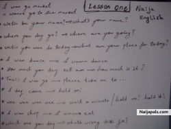 Wecome home, Naija lesson one-2